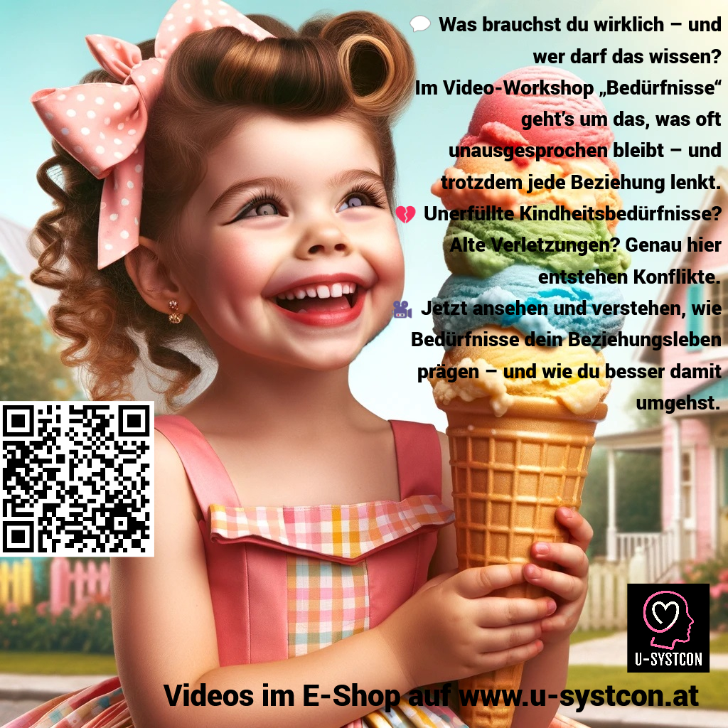 Illustration, symbolisch für Bedürfnisse, Genuss, Sehnsucht und kindliche Wünsche.